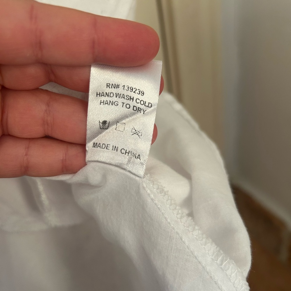 Tuckernuck White Swiss Dot Callahan Dress Medium - Picture 5 of 7
